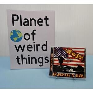 Cheap Sex: Launch Off To War CD, Signed By Derek Dolls, SEE DESCRIPTION